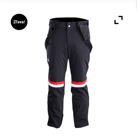 Descente men’s ski pant with suspenders - Picture 1 of 5